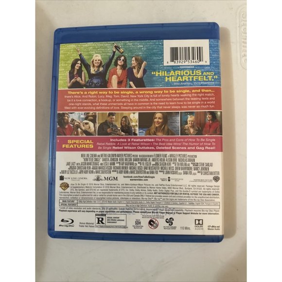 How to Be Single (Blu-ray, 2016) Dakota Johnson Rebel Wilson Leslie Mann - Picture 4 of 6